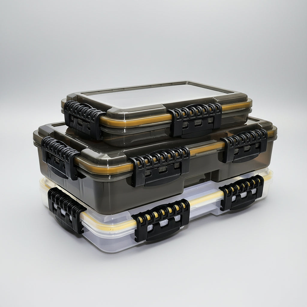Caixa de Pesca Impermeável – Alta Capacidade e Organização Total!