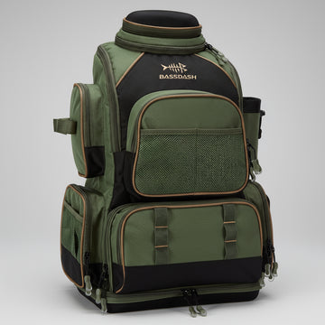 Mochila de Pesca Bassdash GG Multifuncional – Leve, Tática e Completa!