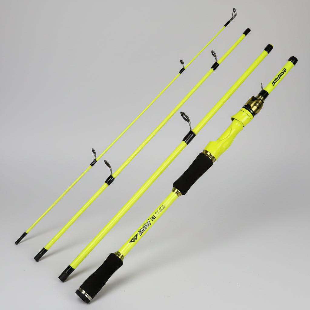 Vara de Pesca BAKAWA 4 Seções – Portátil, Resistente e Versátil!