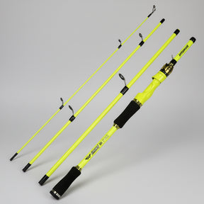 Vara de Pesca BAKAWA 4 Seções – Portátil, Resistente e Versátil!