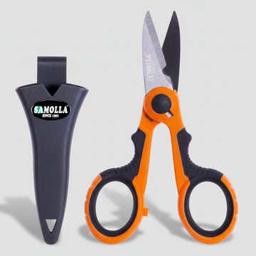 Tesoura de Pesca em Aço Inoxidável 420 – Corte de Linha PE e Multifilamento