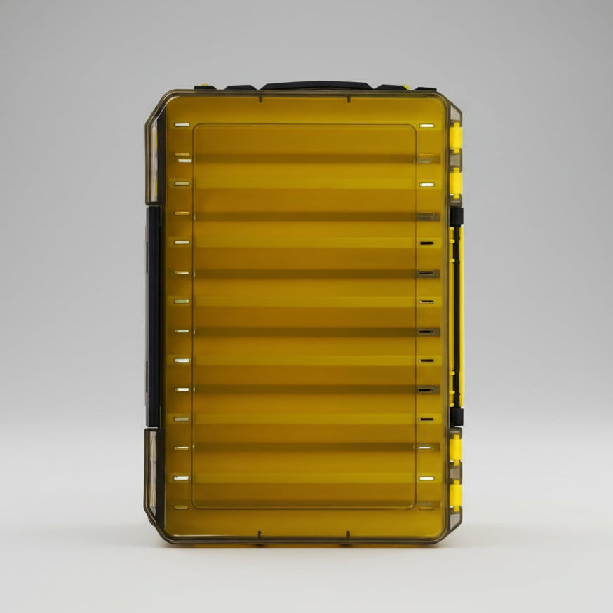 Caixa de Pesca OUYALINE Dupla Face com Grande Capacidade – Organize Seus Anzóis e Iscas com Facilidade!