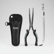 Alicate Multifuncional de Pesca Booms Fishing F03 – 23,5cm de Precisão e Durabilidade!