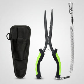 Alicate Multifuncional de Pesca Booms Fishing F03 – 23,5cm de Precisão e Durabilidade!