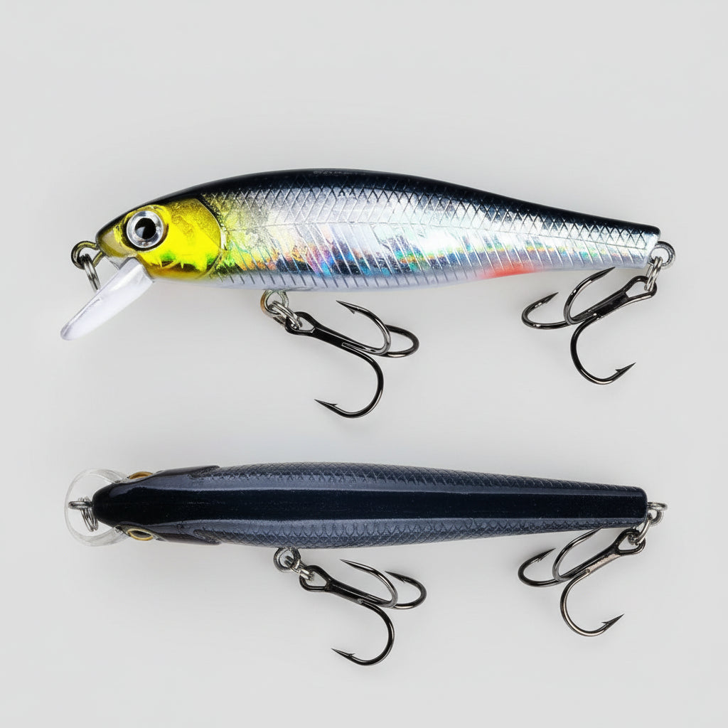 Isca Minnow Crank Wobbler Jerkbait – Realismo e Precisão para Grandes Capturas!
