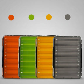 Caixa de Pesca OUYALINE Dupla Face com Grande Capacidade – Organize Seus Anzóis e Iscas com Facilidade!