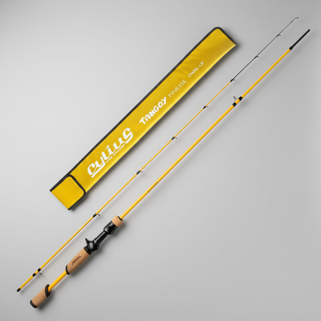 Vara de Pesca SOLOKING TANGOY BFS – Ultralight, Compacta e com Anéis Fuji!